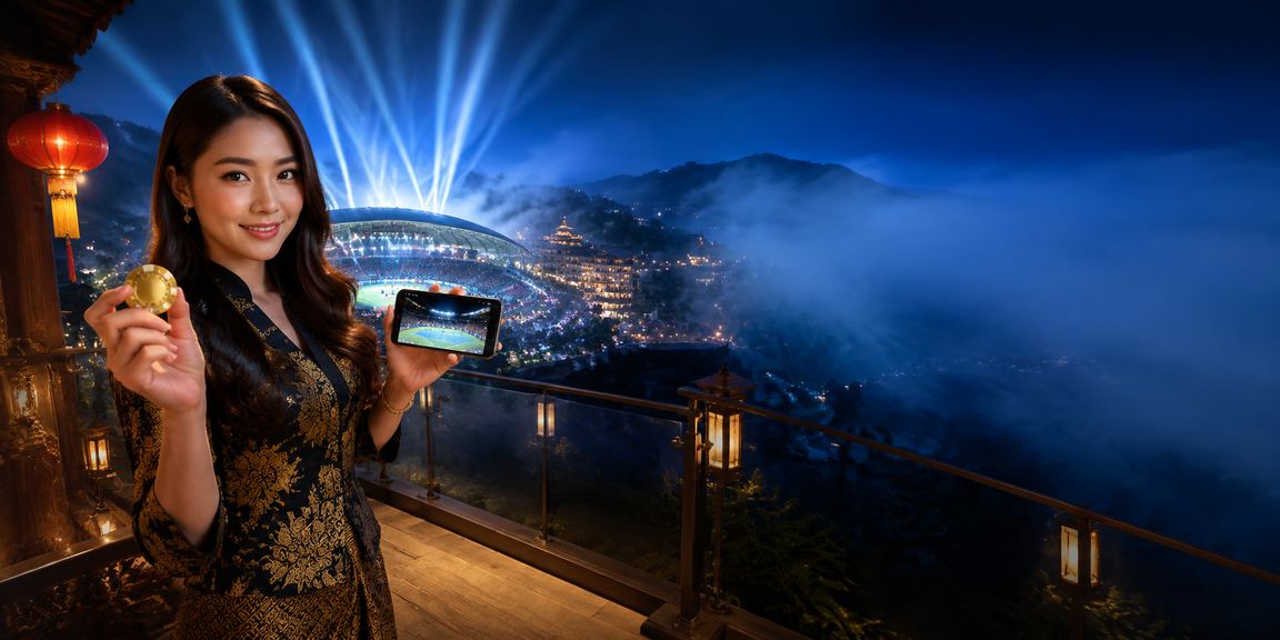 Pengguna mengakses taruhan sukan di Genting Highlands melalui telefon