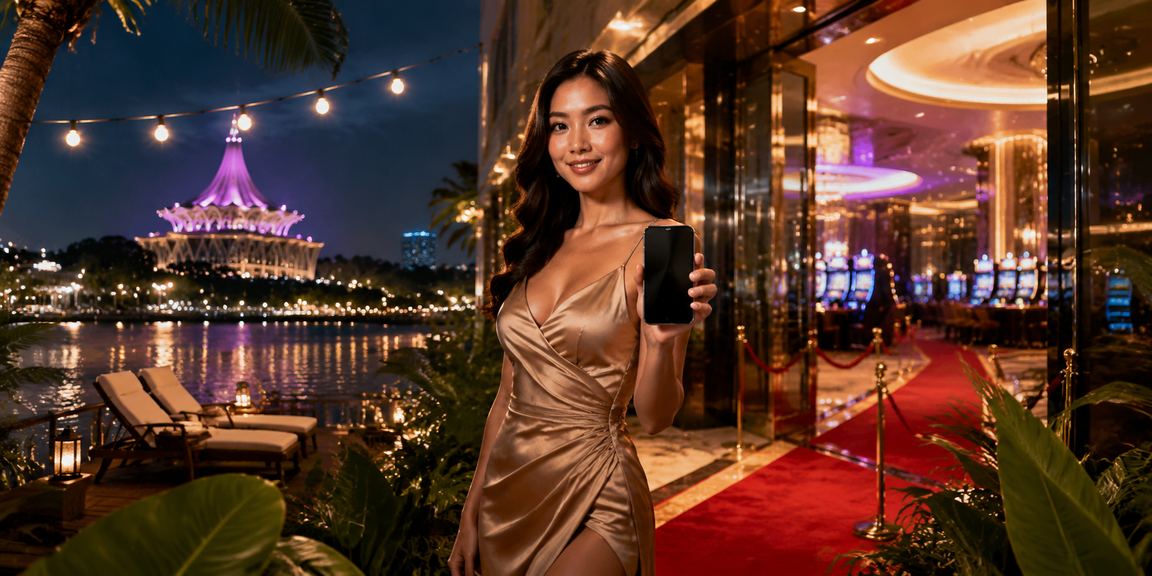 Pengguna di Kuching mengakses aplikasi kasino dan odds sukan dengan selamat